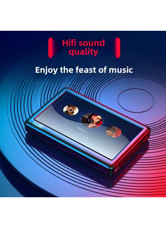 5-inch MP5 Player Can Be Connected To U Disk Mp4 Full Screen Bluetooth MP3 Walkman Students MP6 Card Reading Novels-Body Color:Black-Memory Capacity:8gb (bluetooth Version)