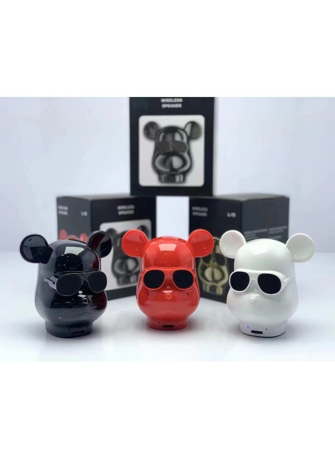 Bear L15 Bluetooth Stereo Tide Play Creative Usb Bear Head Mini Super Power
