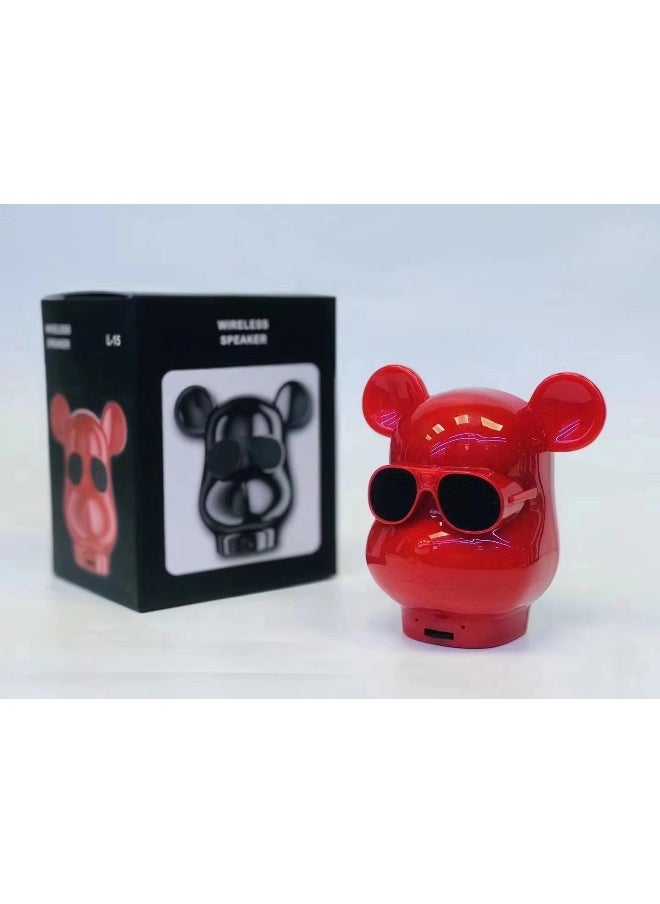 Bear L15 Bluetooth Stereo Tide Play Creative Usb Bear Head Mini Super Power
