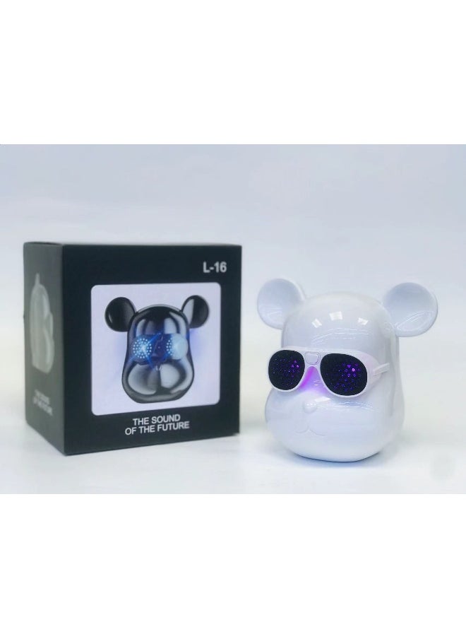 Bear L15 Bluetooth Stereo Tide Play Creative Usb Bear Head Mini Super Power