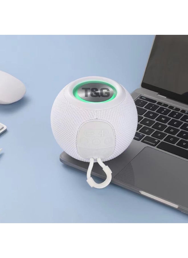 Bluetooth Speaker Wireless Seven Color Lights Cloth Card Heavy Subwoofer Outdoor Portable Mini Bluetooth Speaker