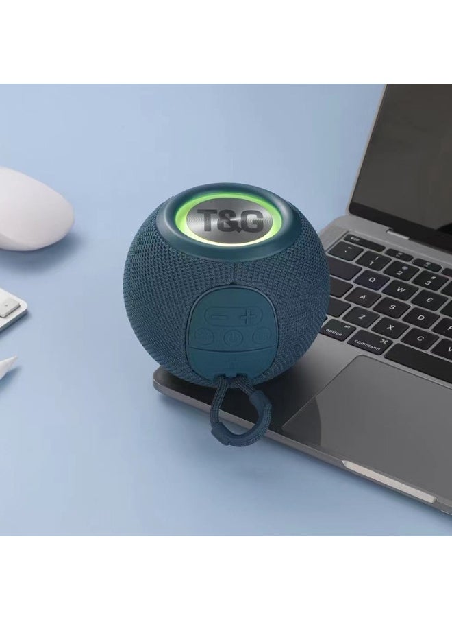 Bluetooth Speaker Wireless Seven Color Lights Cloth Card Heavy Subwoofer Outdoor Portable Mini Bluetooth Speaker