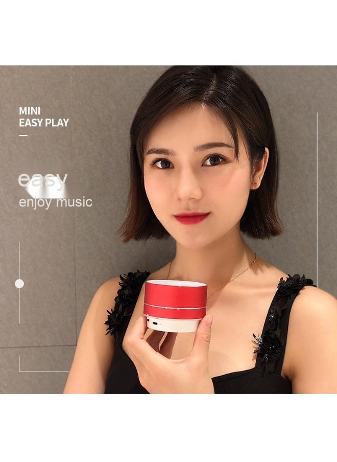 Bluetooth Small Speaker Desktop Portable String Speaker Heavy Bass Small Steel Noise Reduction Bluetooth Speaker