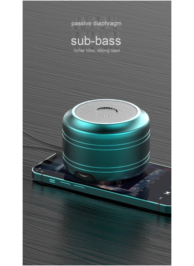 Bluetooth Small Speaker Desktop Portable String Speaker Heavy Bass Small Steel Noise Reduction Bluetooth Speaker