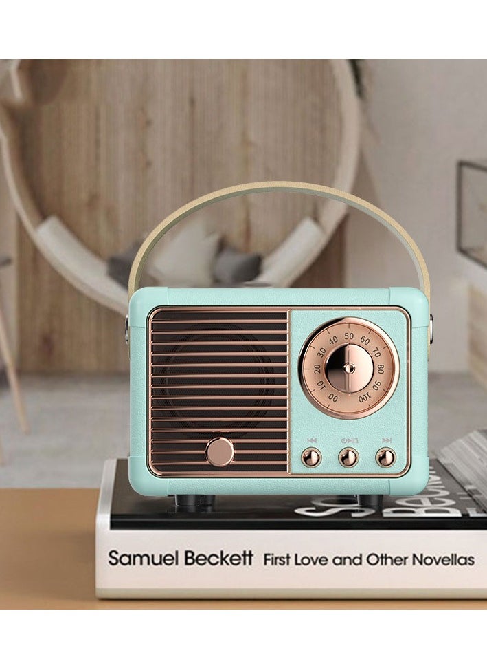 Creative Retro Bluetooth Speaker Wireless Mini Bass Portable Small Speaker Radio Bluetooth Speaker