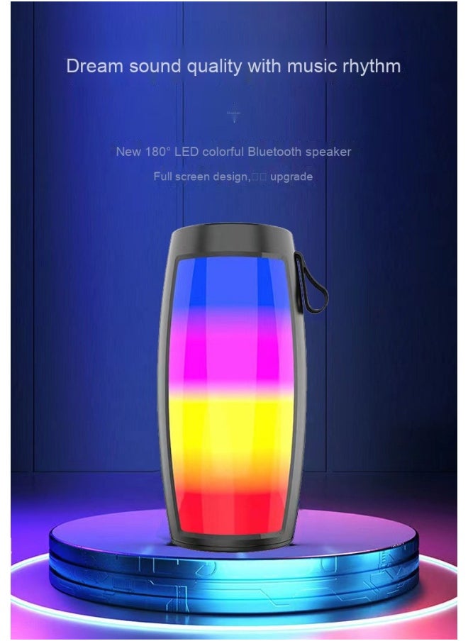 Bluetooth Audio Subwoofer Outdoor Portable Mini Steel Home Atmosphere Sense Desktop Wireless Speaker