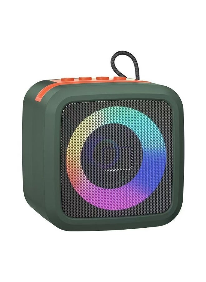 Bluetooth Speaker With Ambient Light Outdoor Car High-power Heavy Subwoofer Home Desktop Mini Speaker
