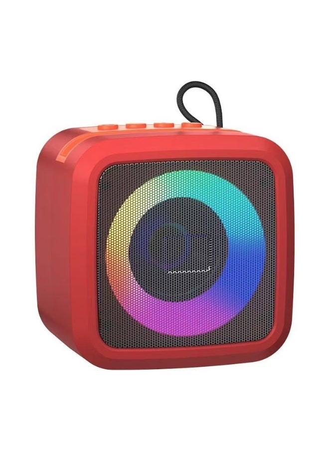 Bluetooth Speaker With Ambient Light Outdoor Car High-power Heavy Subwoofer Home Desktop Mini Speaker