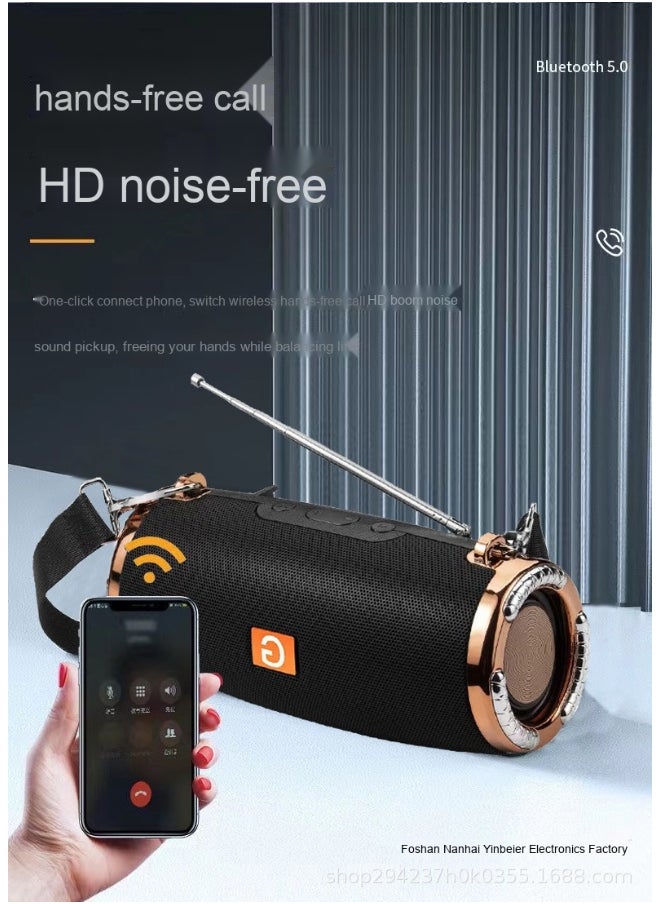 Wireless Bluetooth Speaker High-power Outdoor Portable Car Mini Subwoofer Home Desktop Radio Speaker