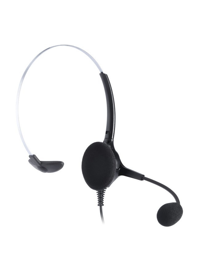 Hion/beien DH90 Call Center Electric Sales Customer Service Special Computer Headset Telephone Headset For Noise Reduction-Color:Single-hole Plug (applicable To Mobile Phones/single-hole Computers)