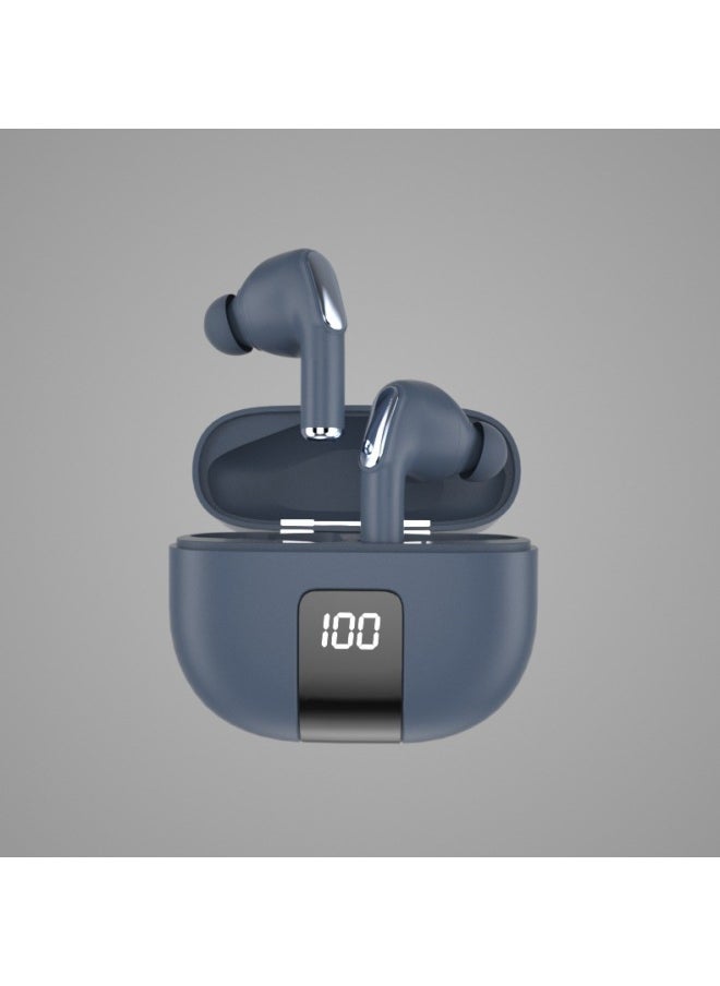 J68 Bluetooth Headset J18 Wireless Headset Noise Reduction Private Model Tws Second Generation Headset Sports 5.0 Wireless Headset-Color:Blue