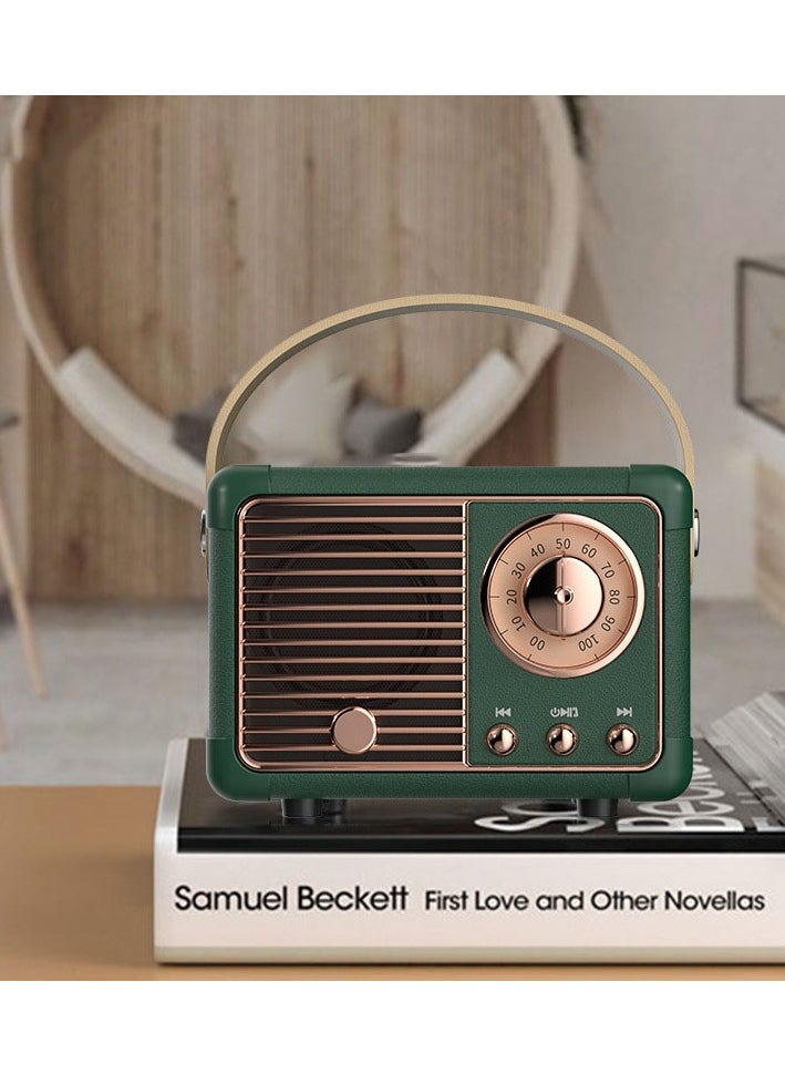 Creative Retro Bluetooth Speaker Wireless Mini Bass Portable Small Speaker Radio Bluetooth Speaker