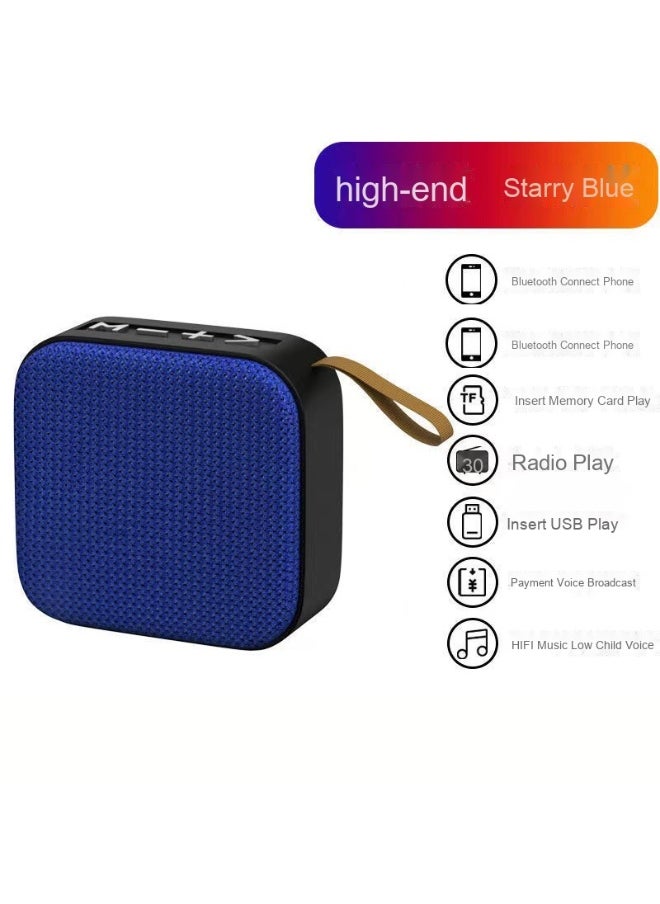 T5 Bluetooth Small Speaker Subwoofer Outdoor Portable Wireless Speaker Home Desktop Fabric Mini Speaker