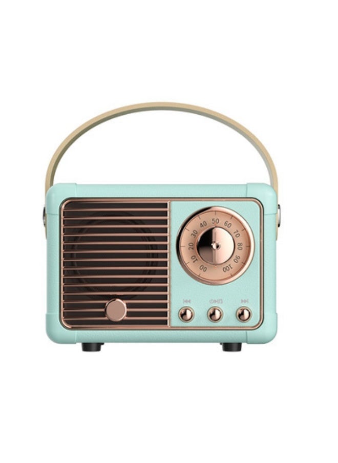 Bluetooth Speaker Retro Mini Portable Audio Card Radio Wireless Computer Smart