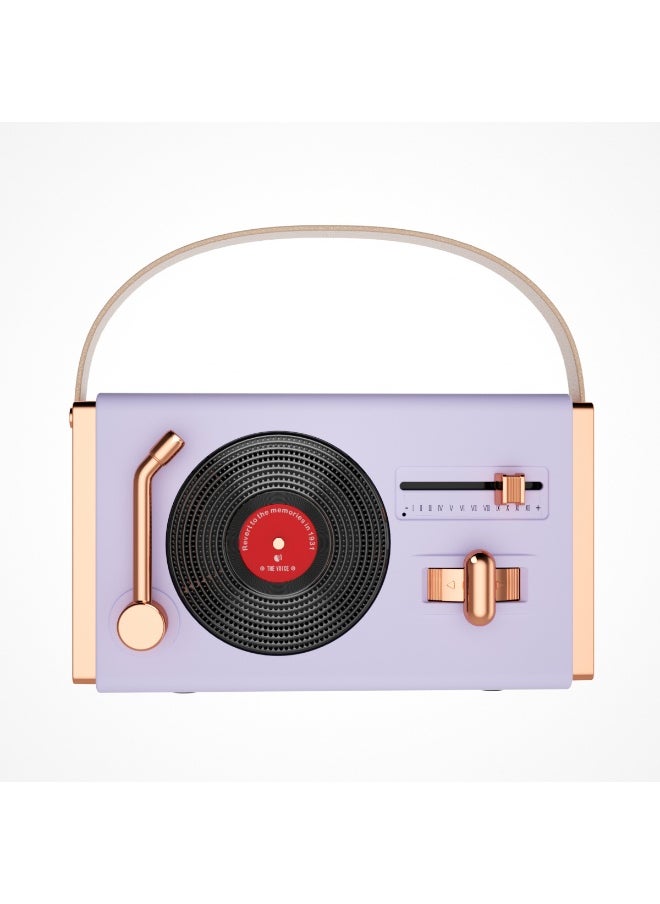 Retro Bluetooth Speaker Vinyl Record Player Bluetooth Small Speaker Desktop Wireless Card Speaker