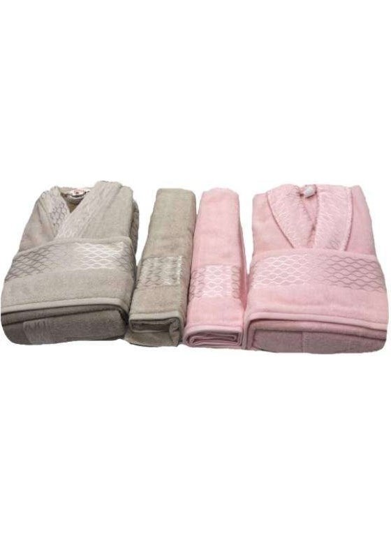 Elissa Stone Powder Family Bathrobe Set
