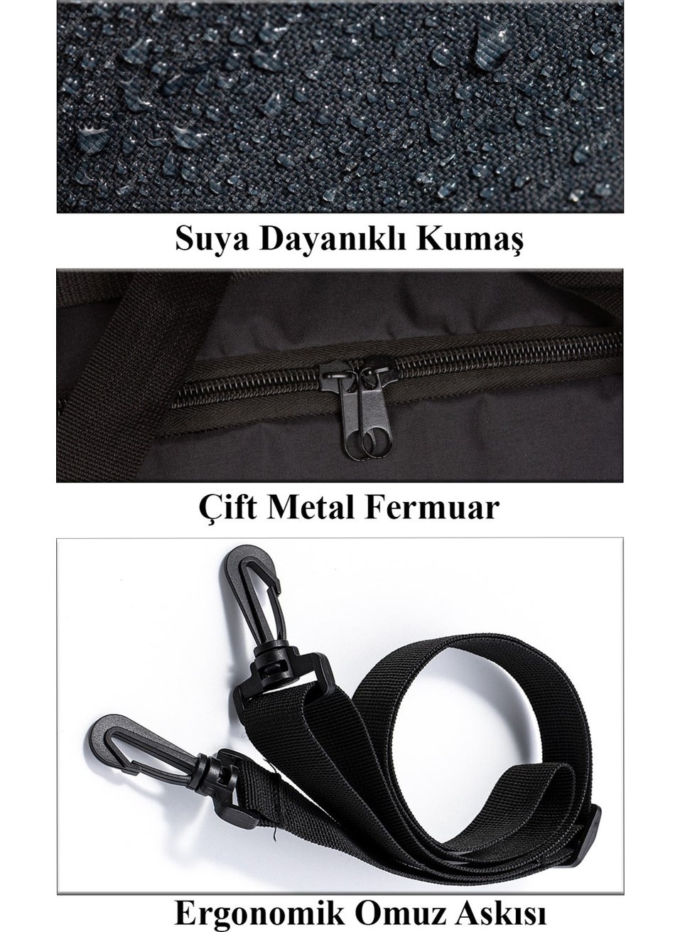 Unisex Long Strap Large Volume Bag Hand Luggage Cabin Size