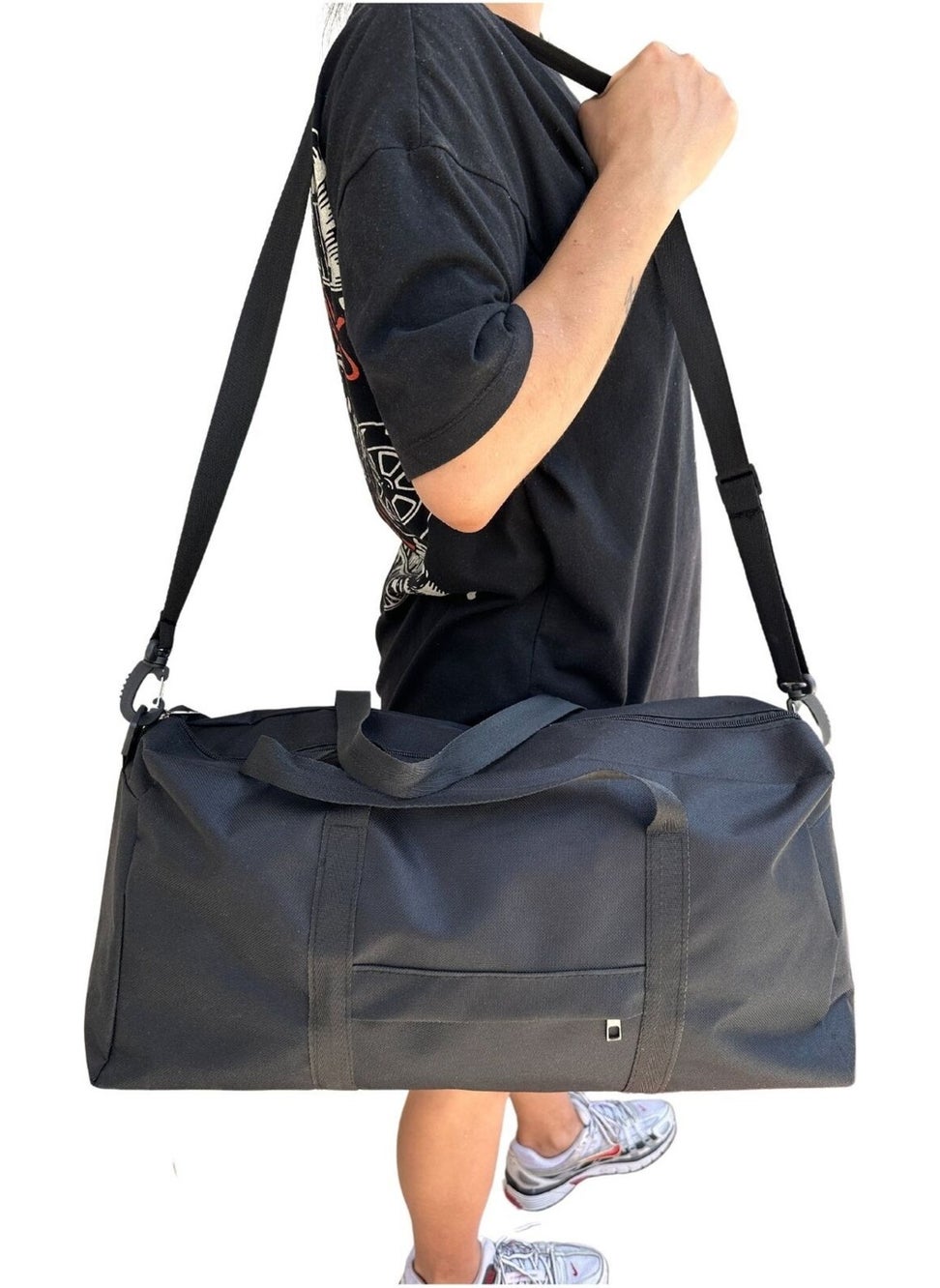 Unisex Front Pocket Long Strap Women and Men Travel Fitness and Sports Bag Vip Home Bags