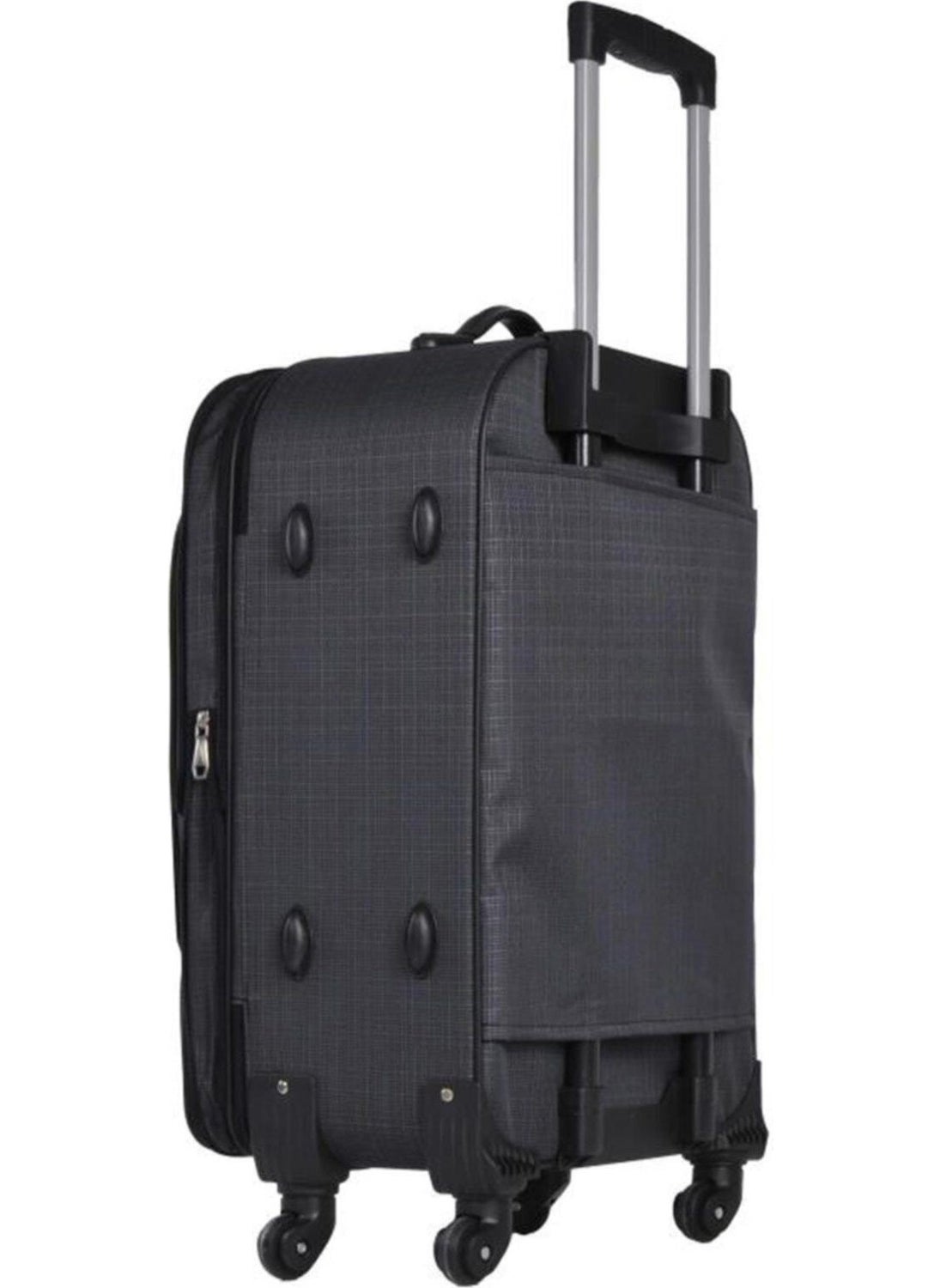 3-Piece Gusseted Fabric Suitcase Set (Cabin+Medium+Large Size)