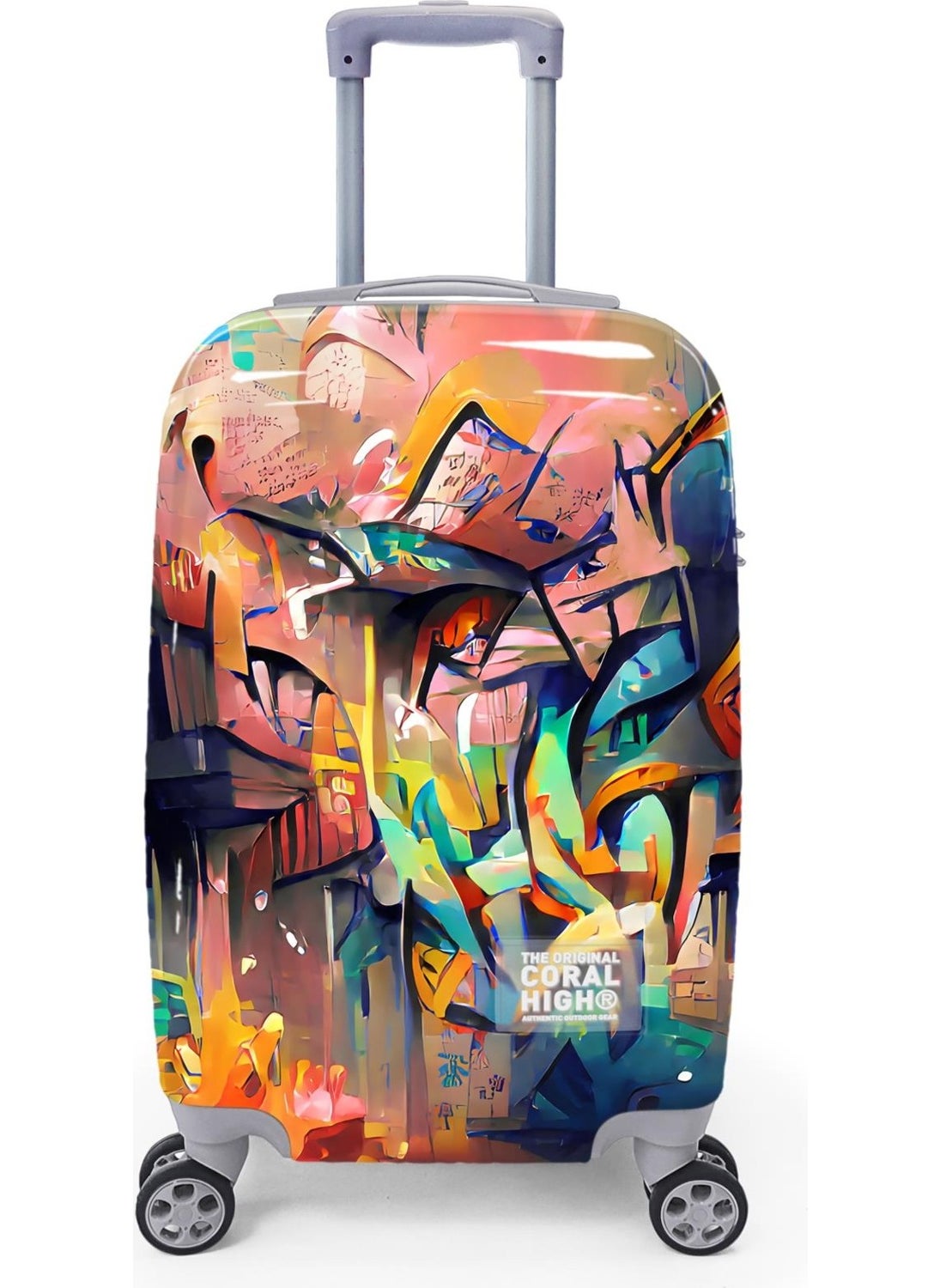 Colorful Patterned Cabin Size Suitcase (50CM) 16534