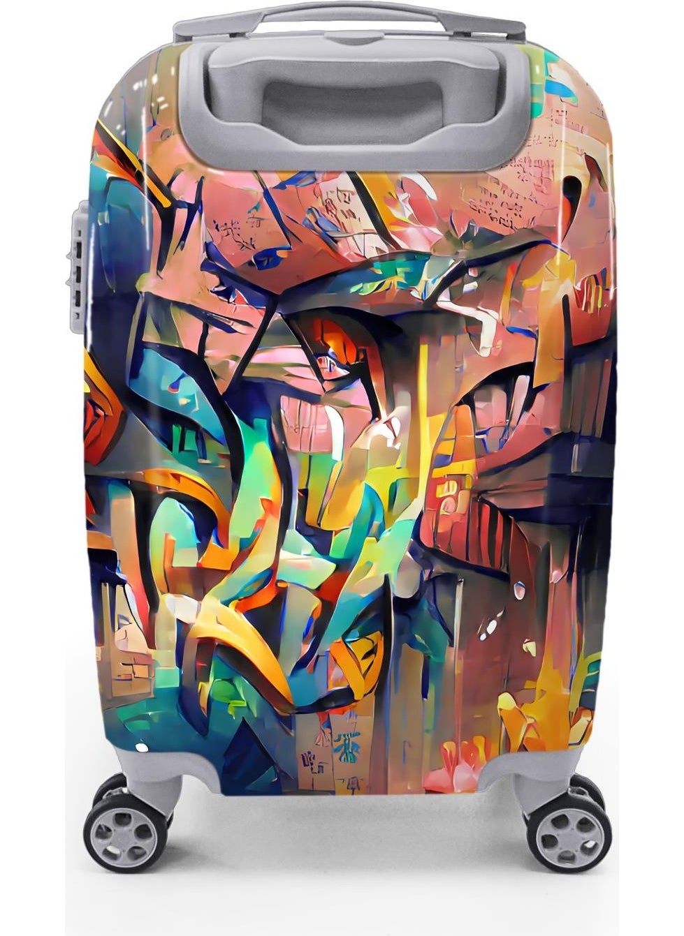 Colorful Patterned Cabin Size Suitcase (50CM) 16534