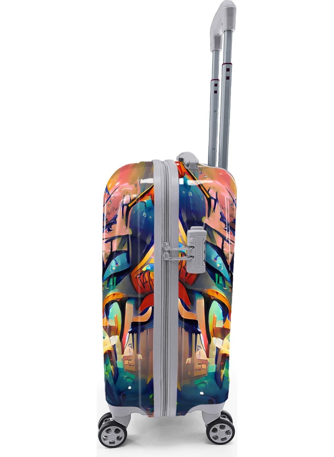 Colorful Patterned Cabin Size Suitcase (50CM) 16534