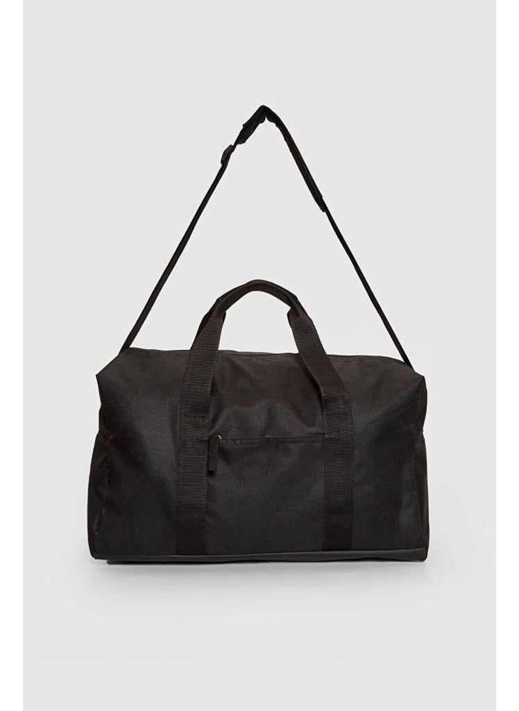 Shoe Compartment Sports Travel Bag Black 17830
