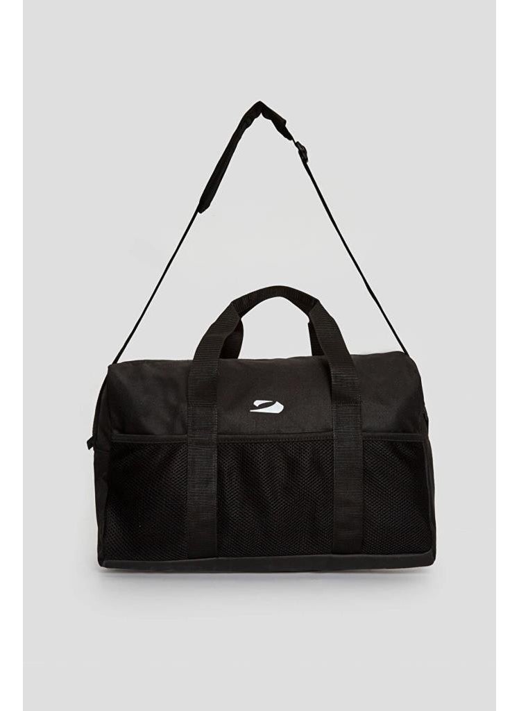 Shoe Compartment Sports Travel Bag Black 17830