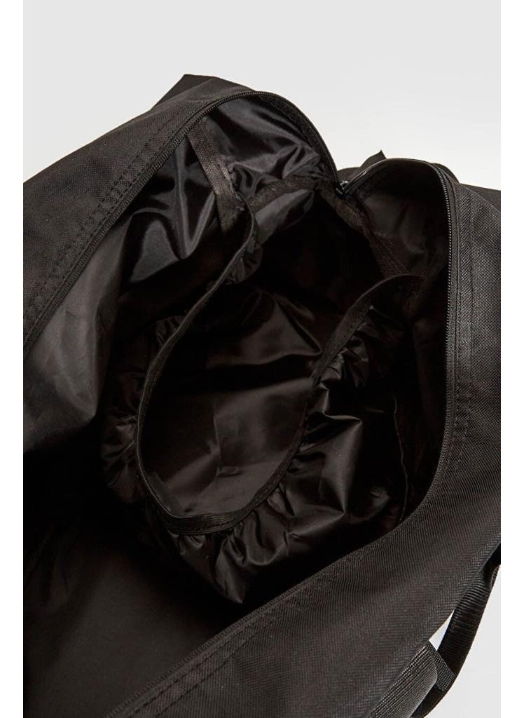 Shoe Compartment Sports Travel Bag Black 17830
