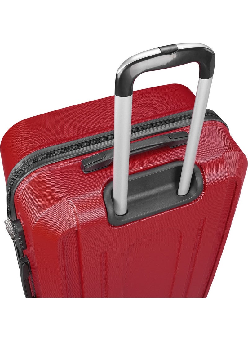 WX-210 Claret Red Large & Medium 2 Piece Suitcase Set