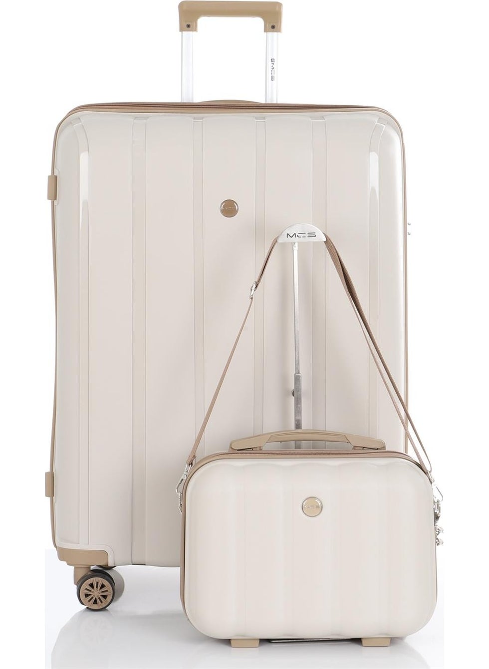 Polypropylene 2-Piece Suitcase Set Large & Make-up V305