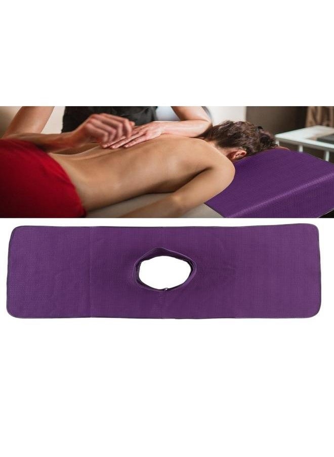 Reusable Spa Steam Massage Towel Washable Beauty Salon Bed Sheet for Skin Care 35 x 90cmPurple