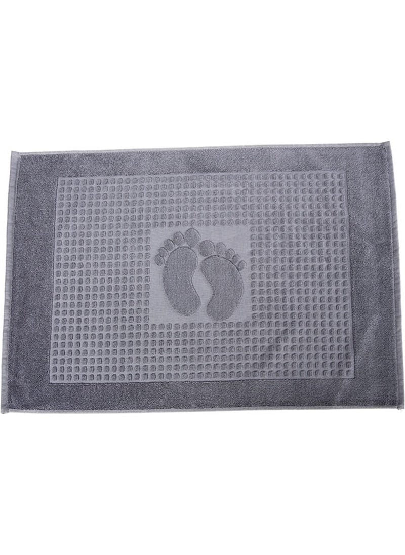 2 Winter Foot Towel Mat Gray