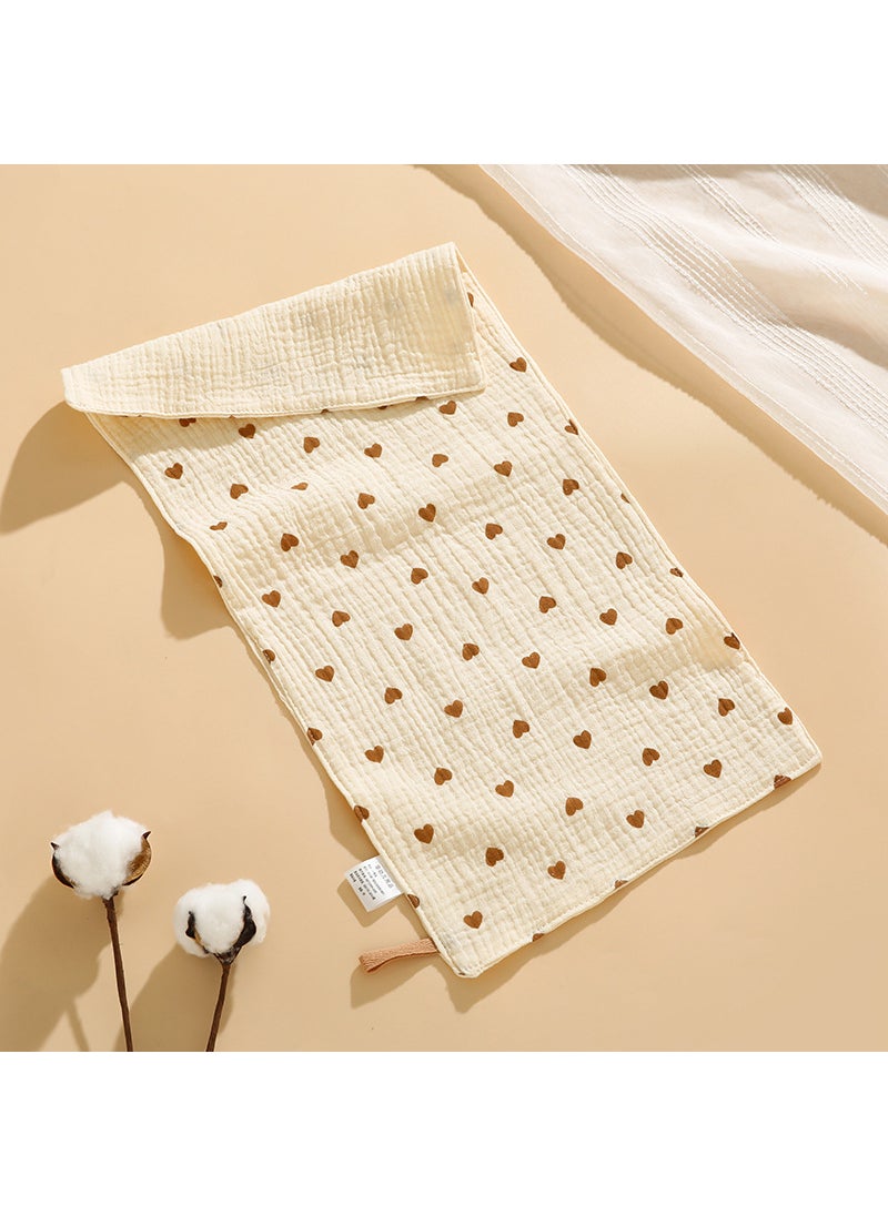 Kids Cotton Face Towels Nursery Hanging Baby Bath Bibs Small Love Long Scarf
