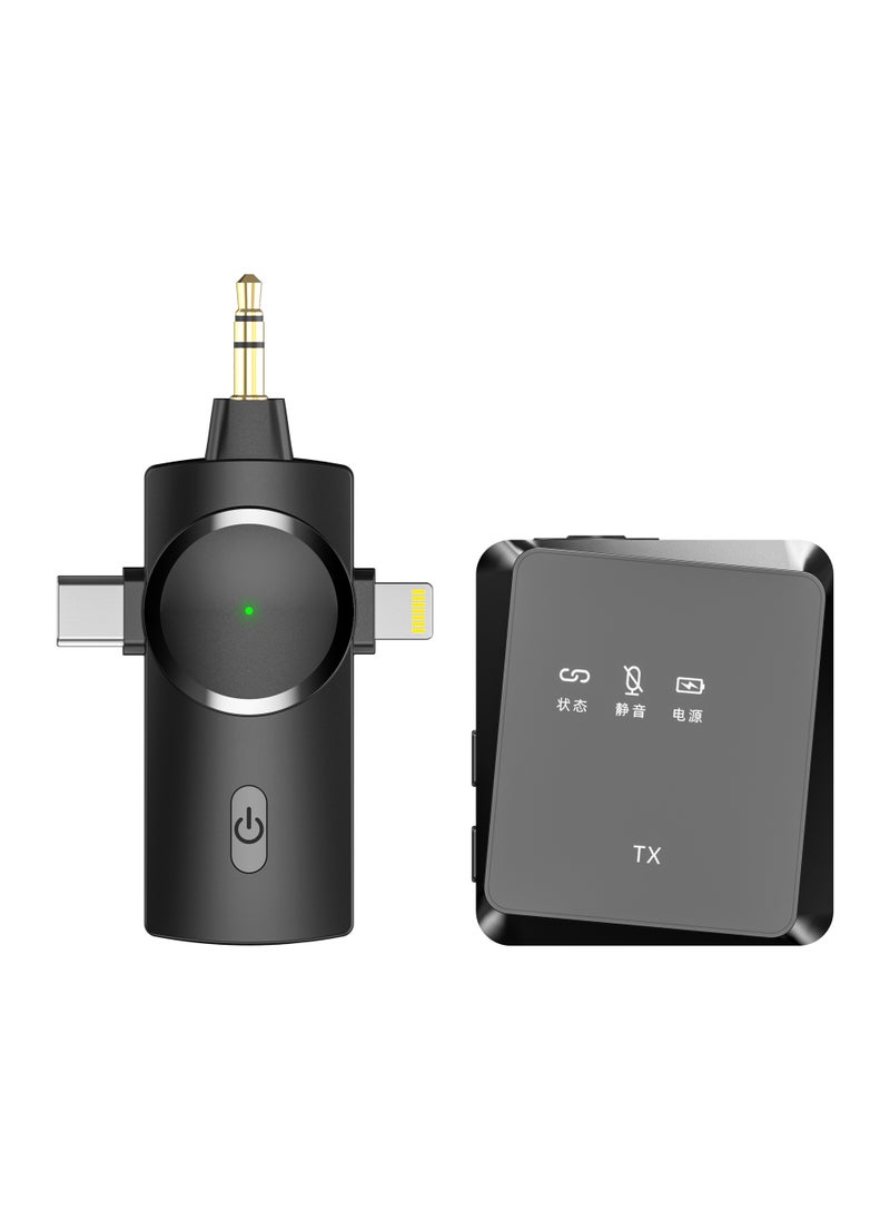 Treasure All Things Clip-on Microphone Wireless Microphone Short Video Live Broadcast Equipment Digital Accessories Wholesale AP009 one drag one