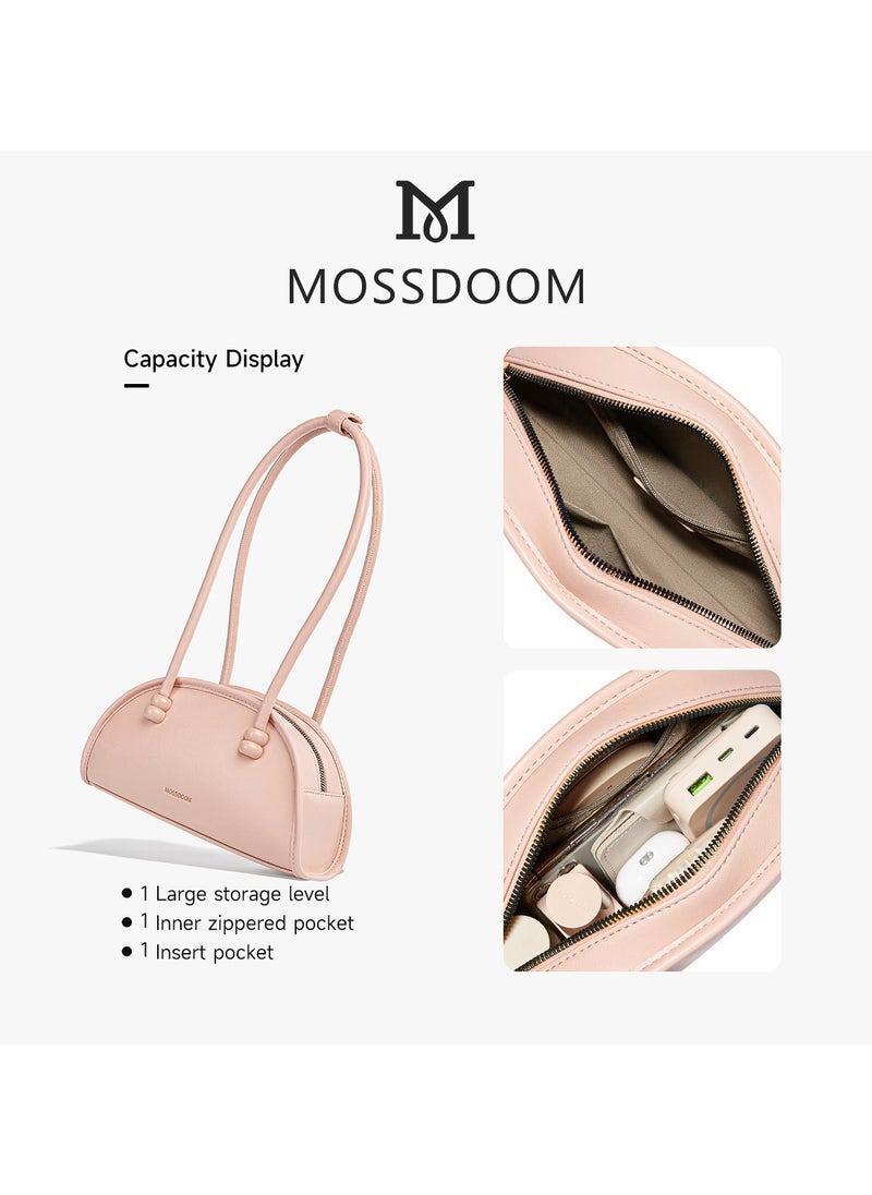 MOSSDOOM Fiore Women's Bag – Classic Style, Cute & Bread-shaped Bag in Pink