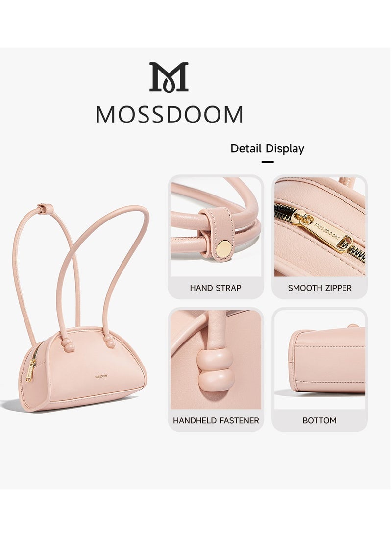 MOSSDOOM Fiore Women's Bag – Classic Style, Cute & Bread-shaped Bag in Pink