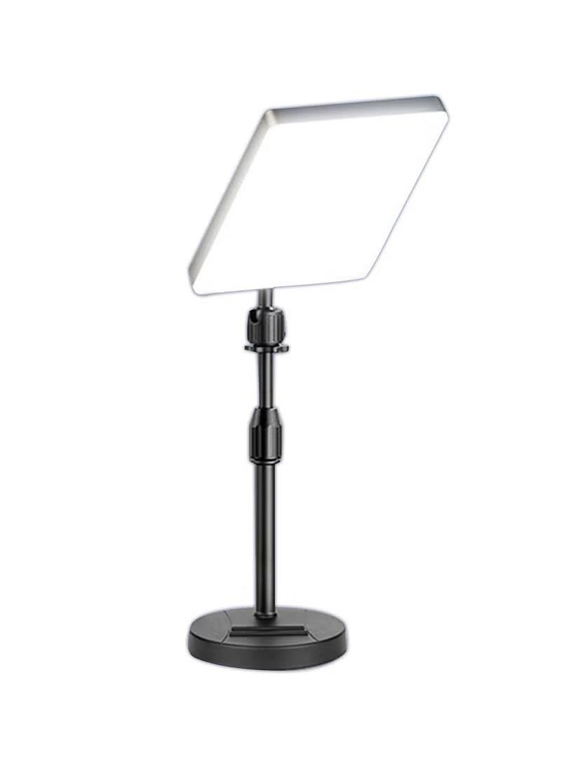 11 Inch LED Video Fill Light Kit, 2800-5600K 3 Colors Dimmable Photography Light with Desktop Stand for Video Photography