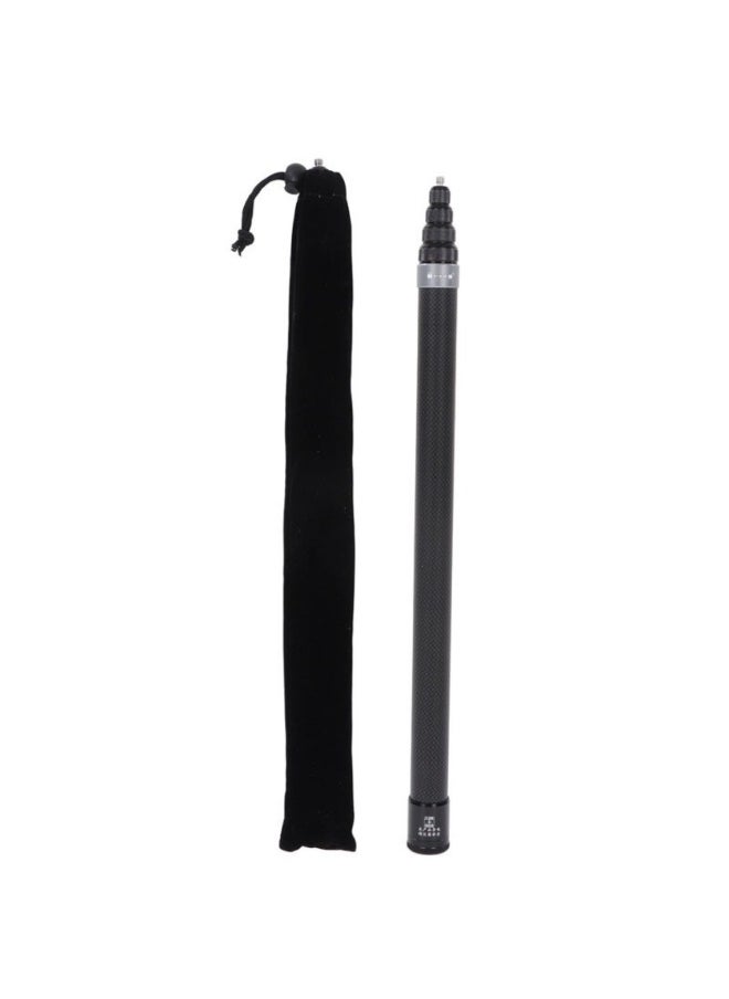 Suitable For 360insta X34 Extended Selfie Stick Xiaomi Dajiang Sports Panoramic Camera Carbon Fiber Extension Rod-Color:3.7m X