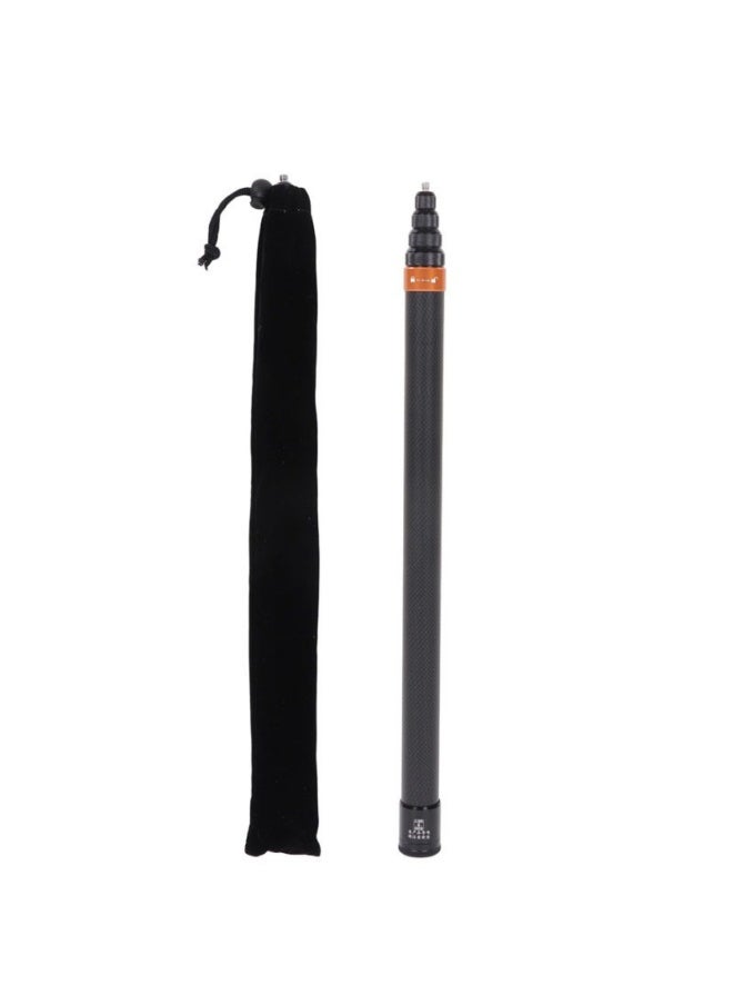 Suitable For 360insta X34 Extended Selfie Stick Xiaomi Dajiang Sports Panoramic Camera Carbon Fiber Extension Rod-Color:3.7m X