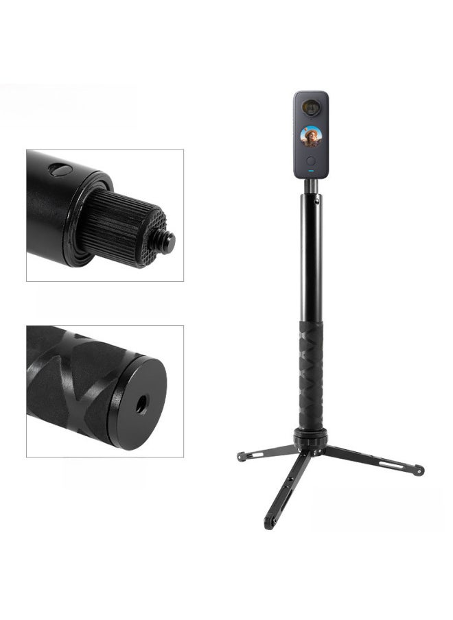 Bexin Aluminum Alloy SLR Camera Pan-tilt Extension Rod Portable Mobile Phone Live Camera Telescopic Rod Selfie Rod Wholesale-Color:P255A