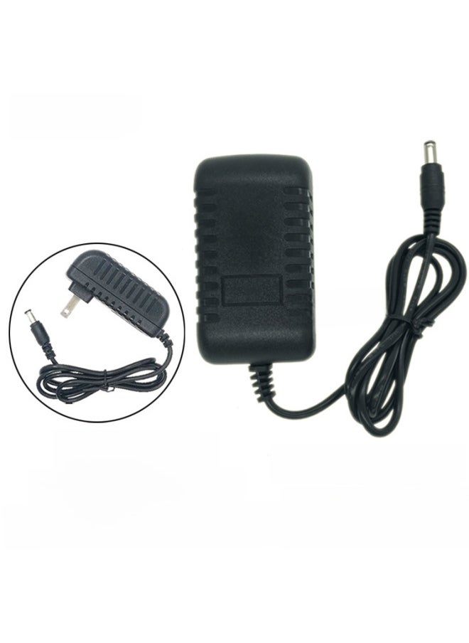 12V2A Power Adapter, Fire Cow IC Scheme, British And Australian Charging Cable-Color:12V1A-Specifications:English Rules