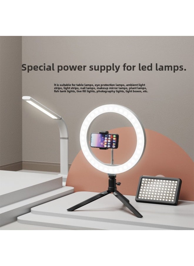 24v1a Power Adapter With 3c Certified Suitable For Xiaomi LED Desk Lamp Eye Protection Lamp Power Adapter-Color:LAmp 24V1A NAtionAl StAndArd (chinA) White-Specifications:DC Head 5.5*2.5mm