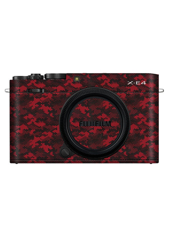 Walking Donkey Suitable For Fuji X-E4 Camera Protective Film E4 Micro Single Color Sticker Non-marking Sticker Sticker Skin Sticker-Color:Circuit White