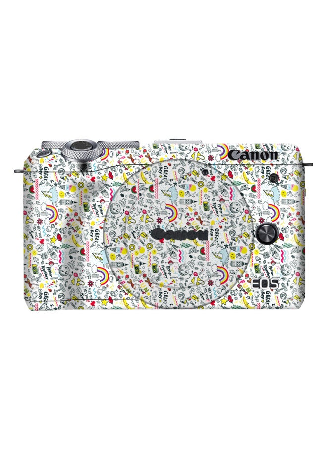 Walking Donkey Suitable For Canon M6mark2 Camera Protection Film Second Generation Sticker Color Bag All-inclusive Sticker Film Film Skin-Color:Cute Colors