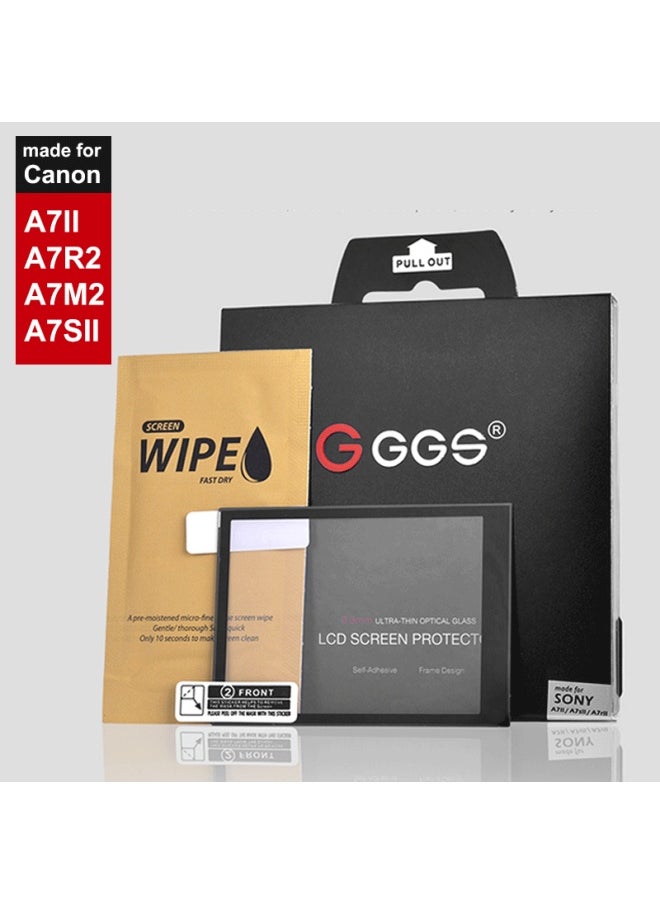 Suitable For Sony Screen A7M4/ZV-E1 Tempered Film Ggs Diamond A7R4/A7R5 Camera Magnetic Suction Hood-Color:Canon EOS-R8/R50