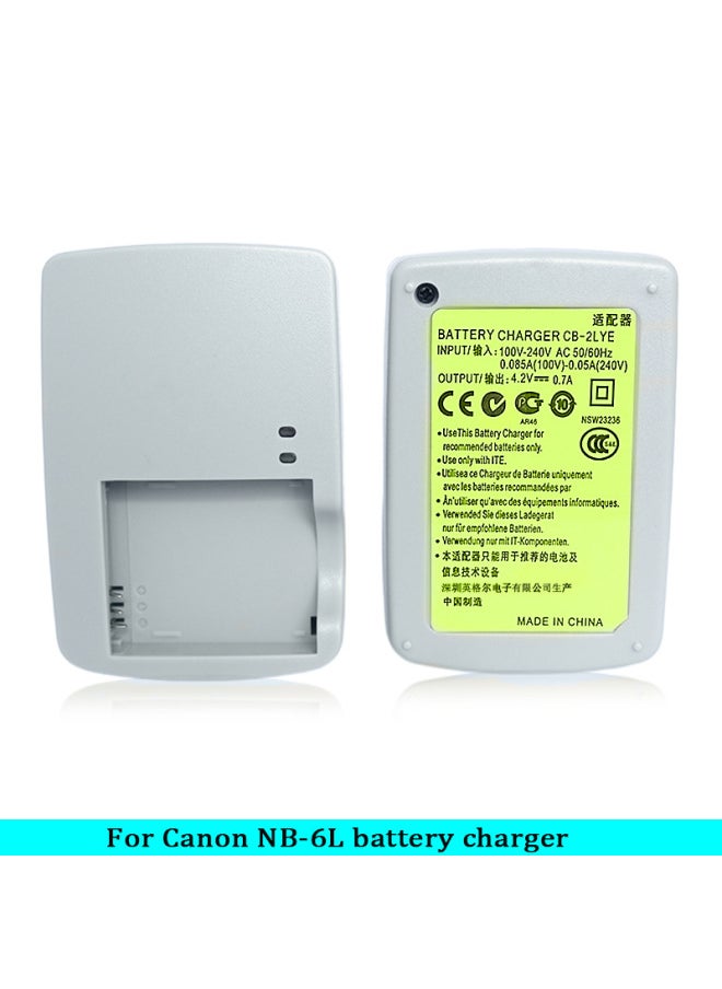 For Canon NB6L Charger IXUS 95 200 S 95 105 210 SX 240 310 CB-2LYE-Color:Charger US (US) Power Cord
