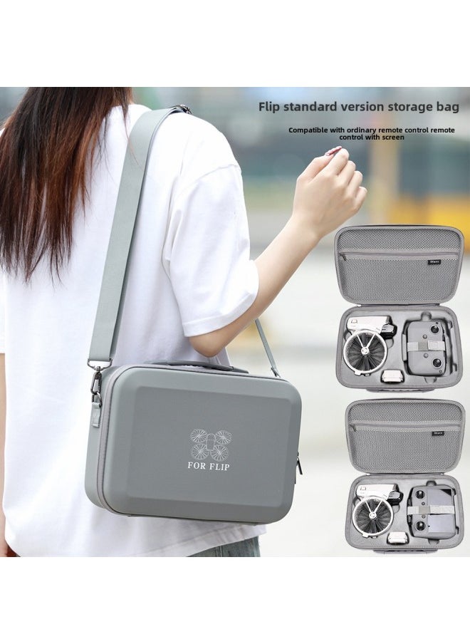 BKANO Suitable For DJI FLIP Storage Bag For DJI FLIP Standard Edition Bag Storage Box Backpack Box Portable-Colour:Flip Standard Version Universal Gray Storage Bag-Size:31.4*21.9*9.9cm