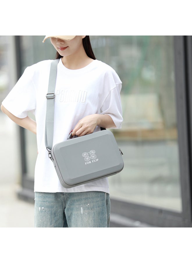 BKANO Suitable For DJI FLIP Storage Bag For DJI FLIP Standard Edition Bag Storage Box Backpack Box Portable-Colour:Flip Standard Version Universal Gray Storage Bag-Size:31.4*21.9*9.9cm