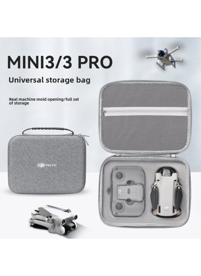 Suitable For DJI Dajiang Mini3pro Storage Bag Mini Mini3 Universal Bag Royal UAV Portable Case Accessories Box-Color:mini3/mini3Pro Universal (stand-alone Standard Edition)-Size:27*21*8.5